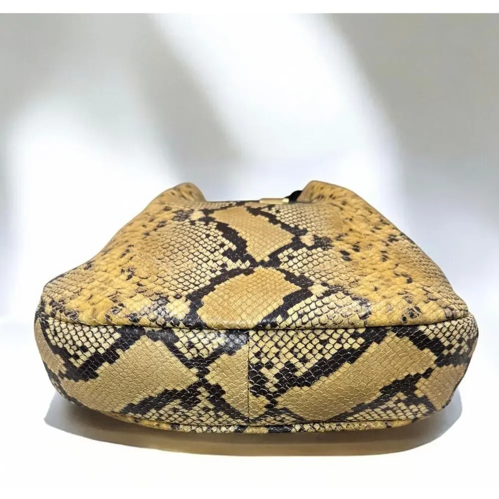 Tory Burch Mercer 151 Exotic Snakeskin Hobo Bag